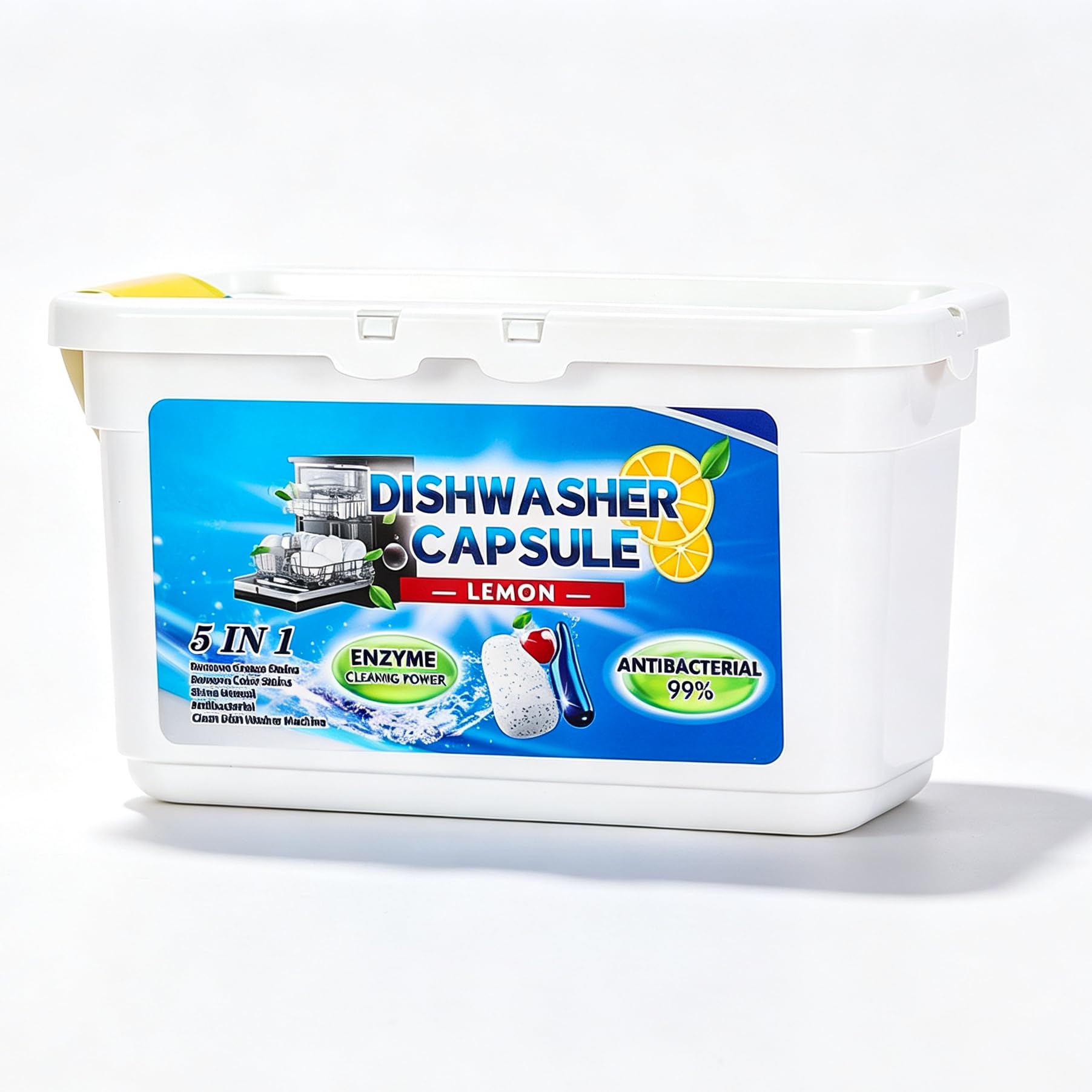 Nomel Dishwasher Tablets 50‑Count, Powerful Grease‑Cutting Dishwasher Detergent