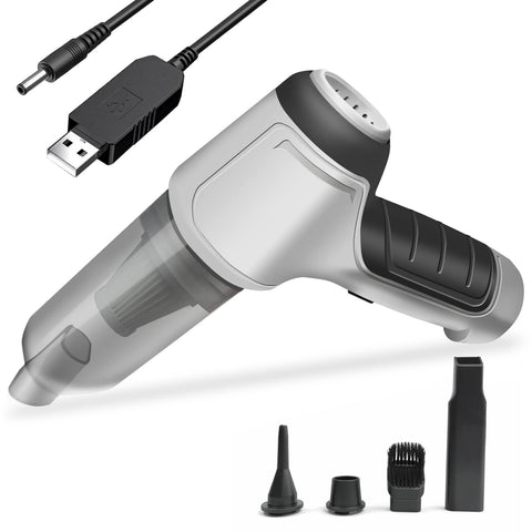 Car Vacuum Cleaner - Mini Handheld Gun Cordless Vacuum Cleaner with 9000Pa/120W