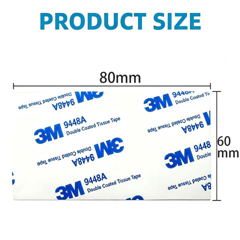 12 Pack Double‑Sided Adhesive Pads,3mm Thick Pre‑Cut Foam Mounting Tape