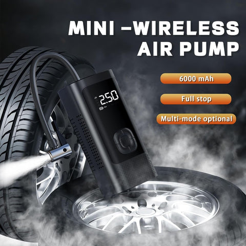 Tire Inflator Portable Air Compressor, Inflation Cordless Air Pump with Tire