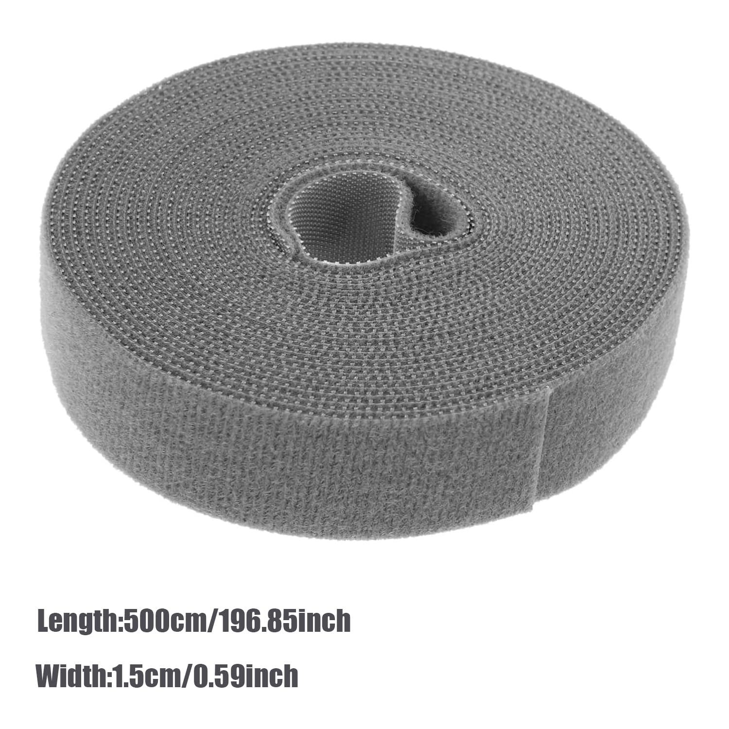 Reusable Hook and Loop Cable Ties, 5 Meter Self-Adhesive Roll for Wire Managemen