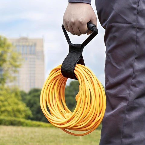 4Pcs Heavy-Duty Storage Straps 35-40cm, Adjustable Tool Tie-Down Belts for Garden & Garage Organization, Cable Management, Hose & Equipment Secure Holder