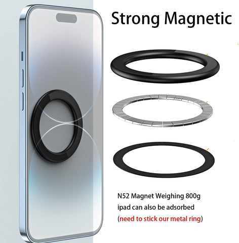 Magnetic Phone Holder Mount,Strong Magnet Universal Car Dash & Wall Mount