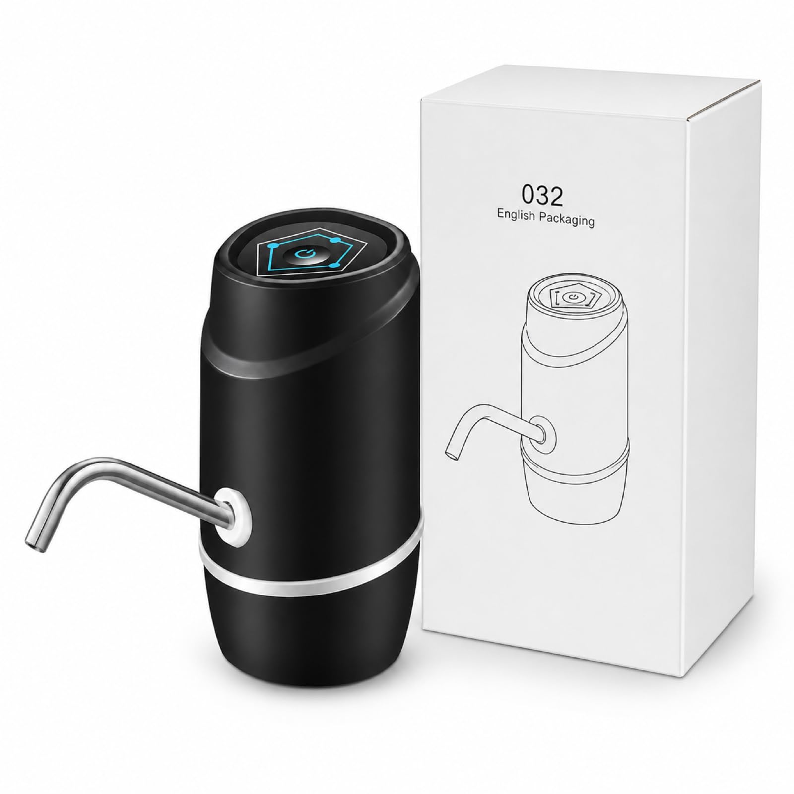 Nomel Electric Drinking Water Pump, Portable Cup Filling Dispenser, 032 English Packaging, 15 x 10 x 8 cm