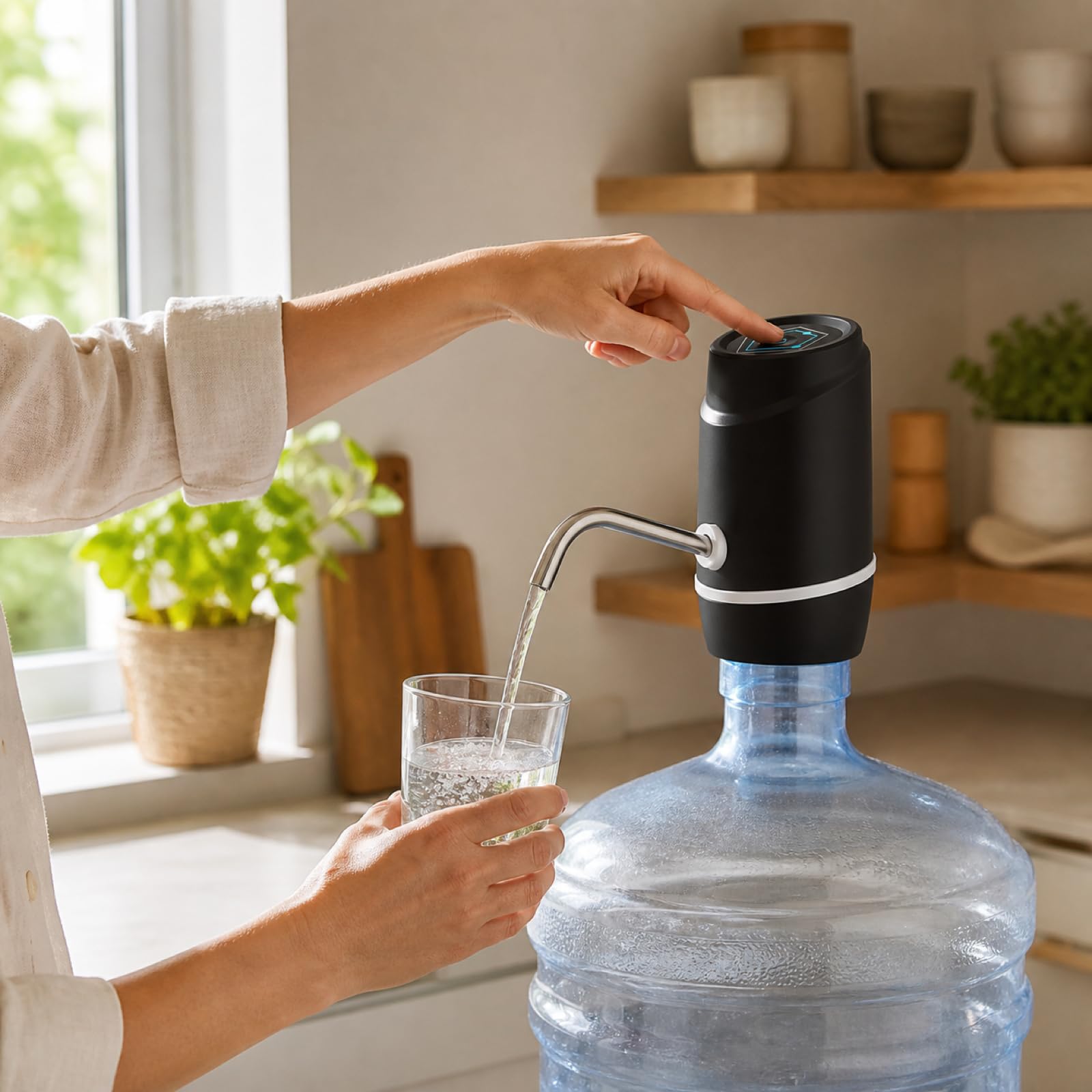 Nomel Electric Drinking Water Pump, Portable Cup Filling Dispenser, 032 English Packaging, 15 x 10 x 8 cm
