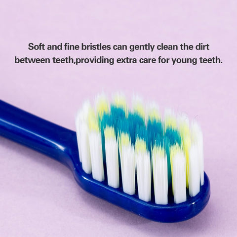 5-Pack Adult Soft Manual Toothbrushes,Extra-Wide Head, 0.1mm Dense Bristles for Gentle Deep Cleaning, Sensitive Teeth & Gum Care, Ergonomic Diamond Handle, Rainbow Family Pack