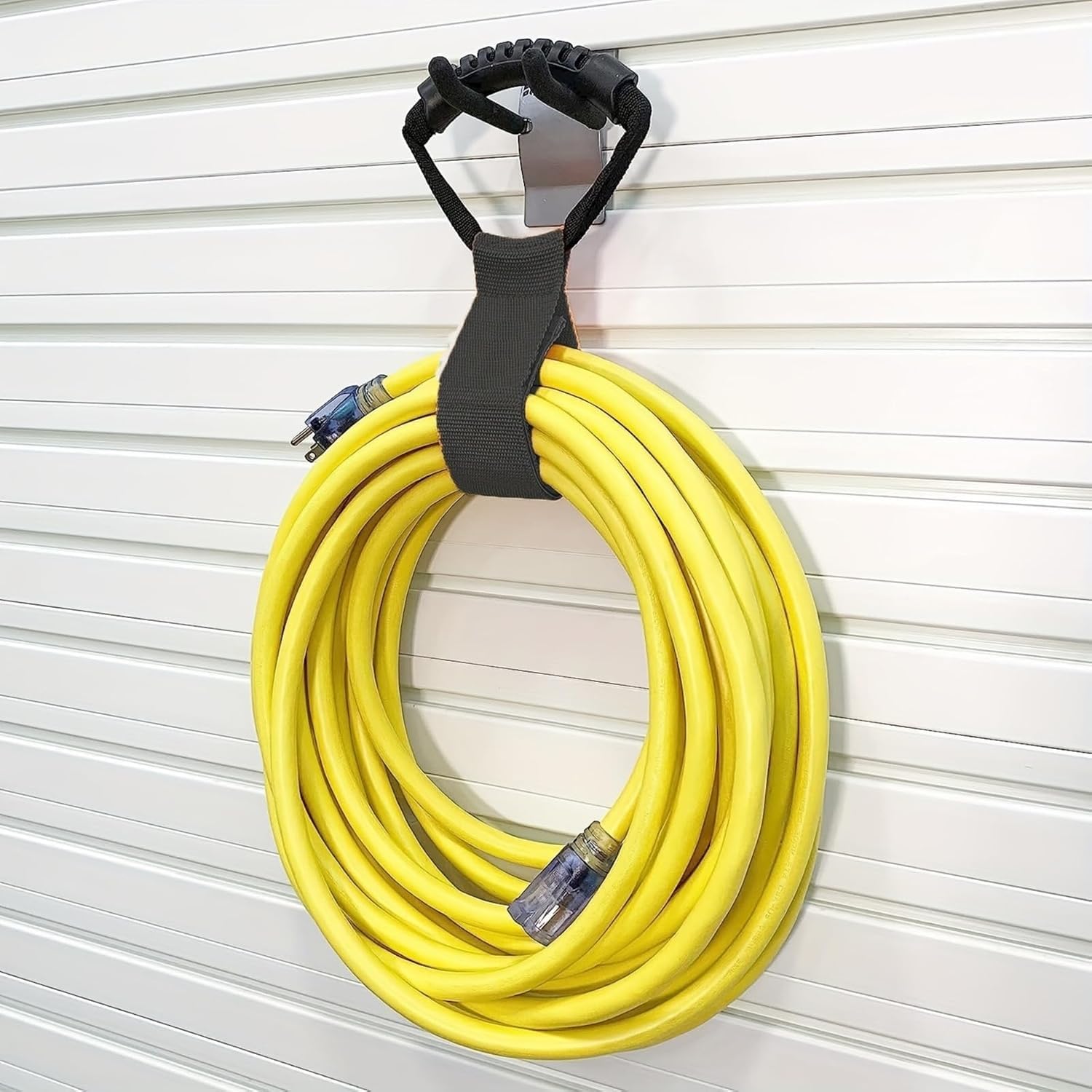 4Pcs Heavy-Duty Storage Straps 35-40cm, Adjustable Tool Tie-Down Belts for Garden & Garage Organization, Cable Management, Hose & Equipment Secure Holder