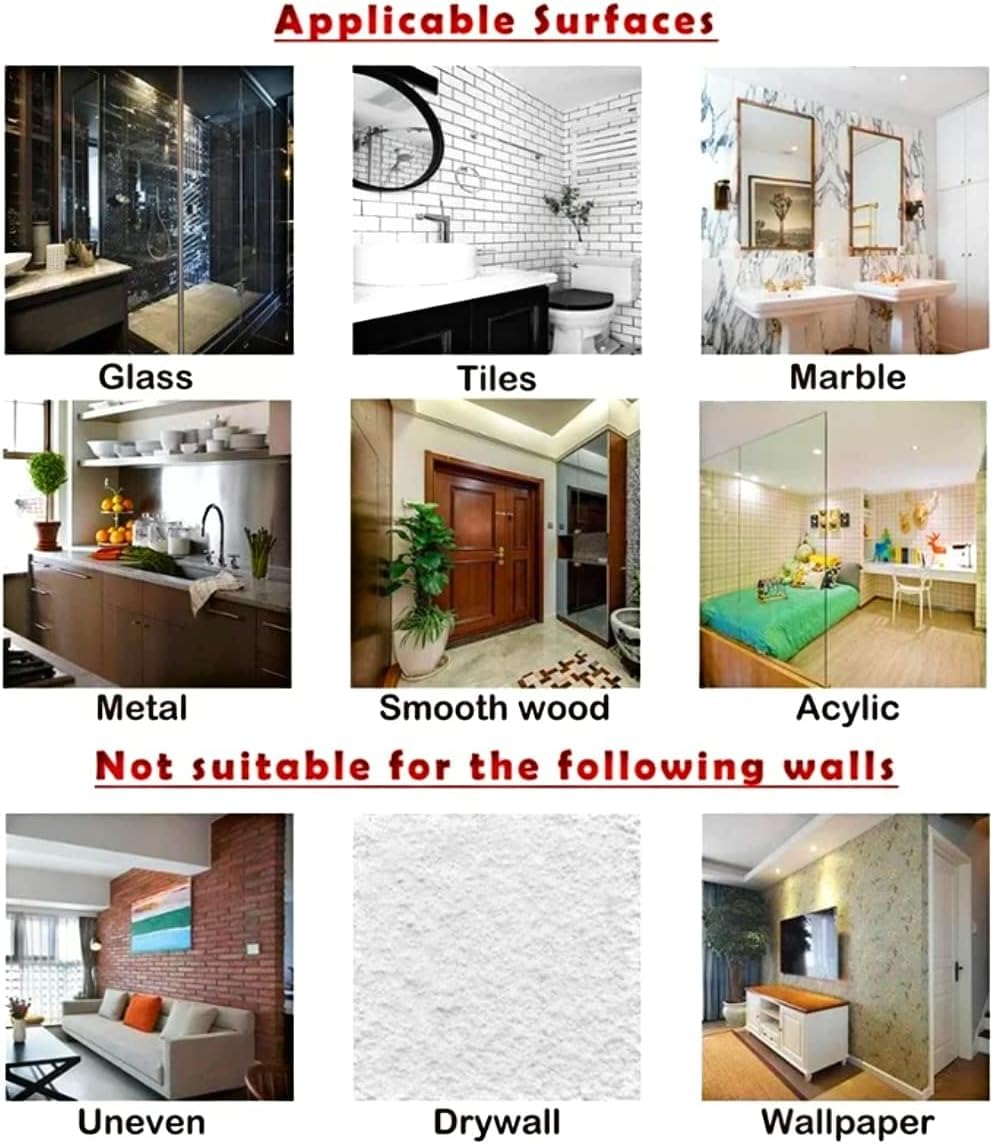 15 Pack Clear Adhesive Wall Hooks, Heavy Duty Sticky Ceiling & Shower Hooks, Water/Oil Resistant, Traceless Self-Stick Hangers for Door, Coat, Kitchen, Bathroom