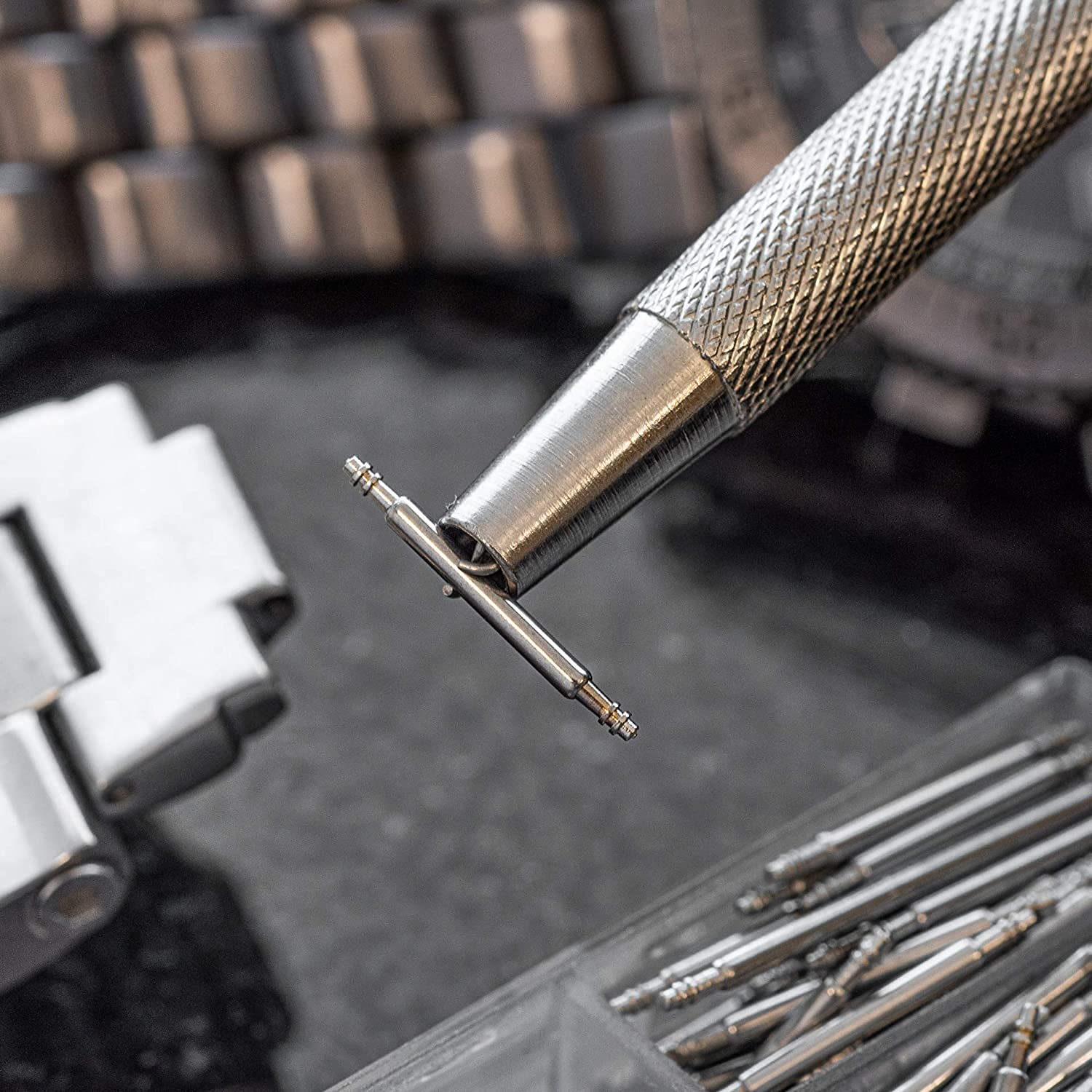 860PT Pick-Up Tool - 4 Prong Jewellery Bead Clip Grabber Diamond Gems 4-Claw Prong Tweezers Jewelry Holder Pick-up Picker Catcher Tool