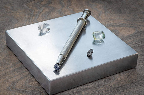 860PT Pick-Up Tool - 4 Prong Jewellery Bead Clip Grabber Diamond Gems 4-Claw Prong Tweezers Jewelry Holder Pick-up Picker Catcher Tool
