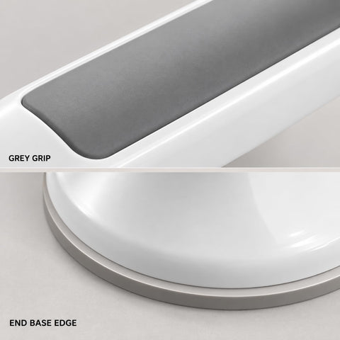 Grey Bathroom Grab Bar for Shower, Bath and Toilet Areas, 32 x 10 x 8 cm