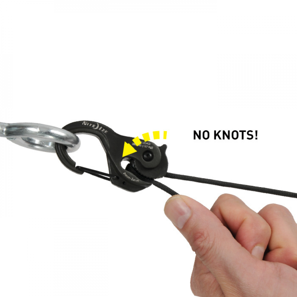 Nite Ize NCJSA-01-R3 CamJam XT Aluminum Rope and Cord Tighteners, Versatile Tie Down Tool for Camping Outdoor Luggage Tarps