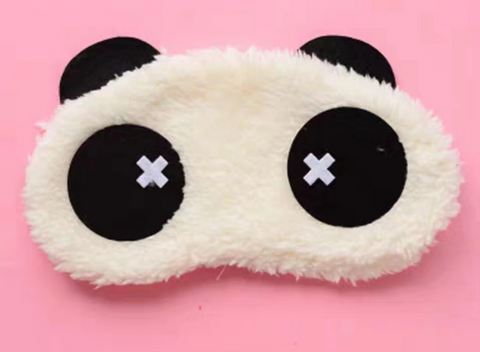 Cute Panda Sleeping Face Eye Mask Blindfold Shade Traveling Sleep Eye