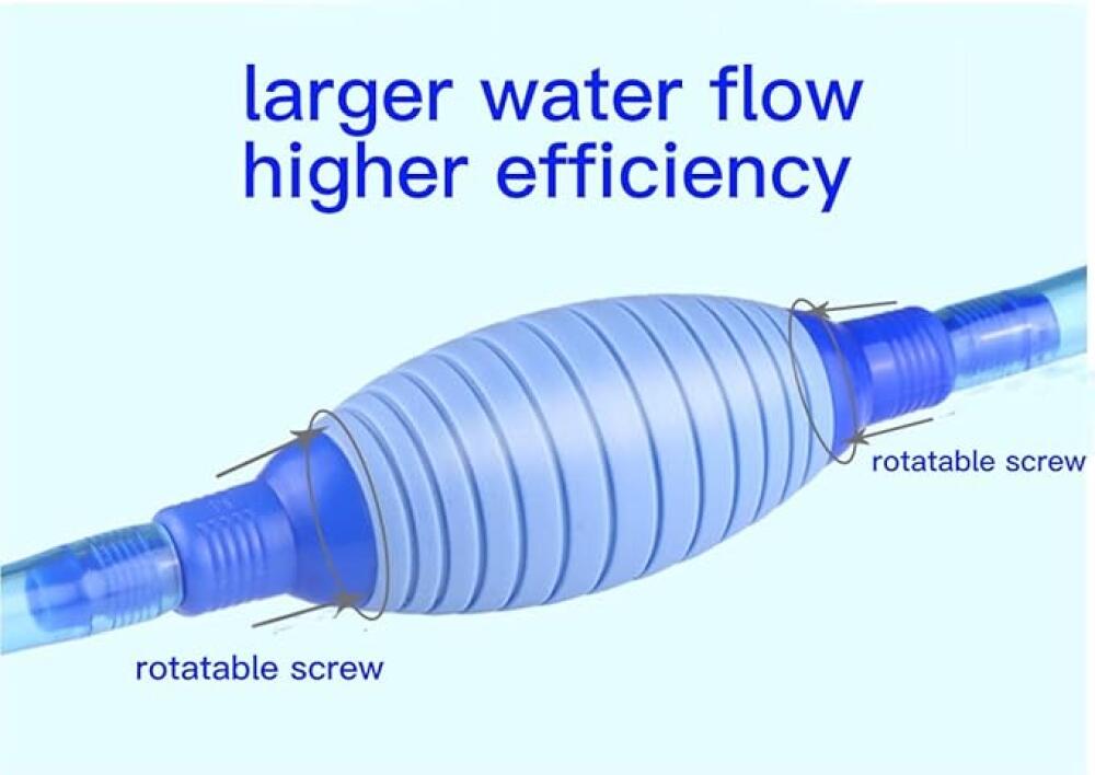 Multi-Function Fish Tank Cleaner Aquarium Water Changer Gravel Filter Siphon Vacuum Pump for Fish Tank Maintenance