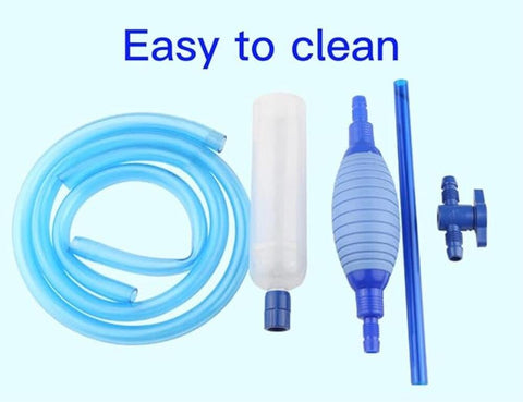 Multi-Function Fish Tank Cleaner Aquarium Water Changer Gravel Filter Siphon Vacuum Pump for Fish Tank Maintenance