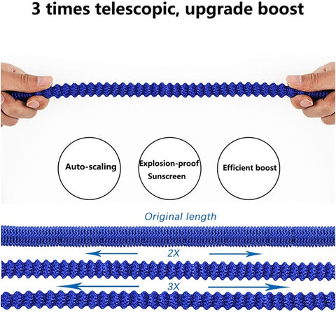 Upgraded Expandable Garden Hoses, 5M-50FT No-Kink, No Tangle Flexible Water Hose, with Reusable Brass Connectors, Leak-Proof, Lightweight, Durable