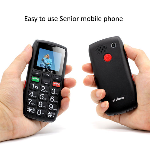 artfone 4G Volte Unlocked Cell Phones Australia, Basic Mobile Phone for Seniors with SOS Button, Talking Numbers, Loud Volume, FM Radio, Torch, 1400mAh Battery