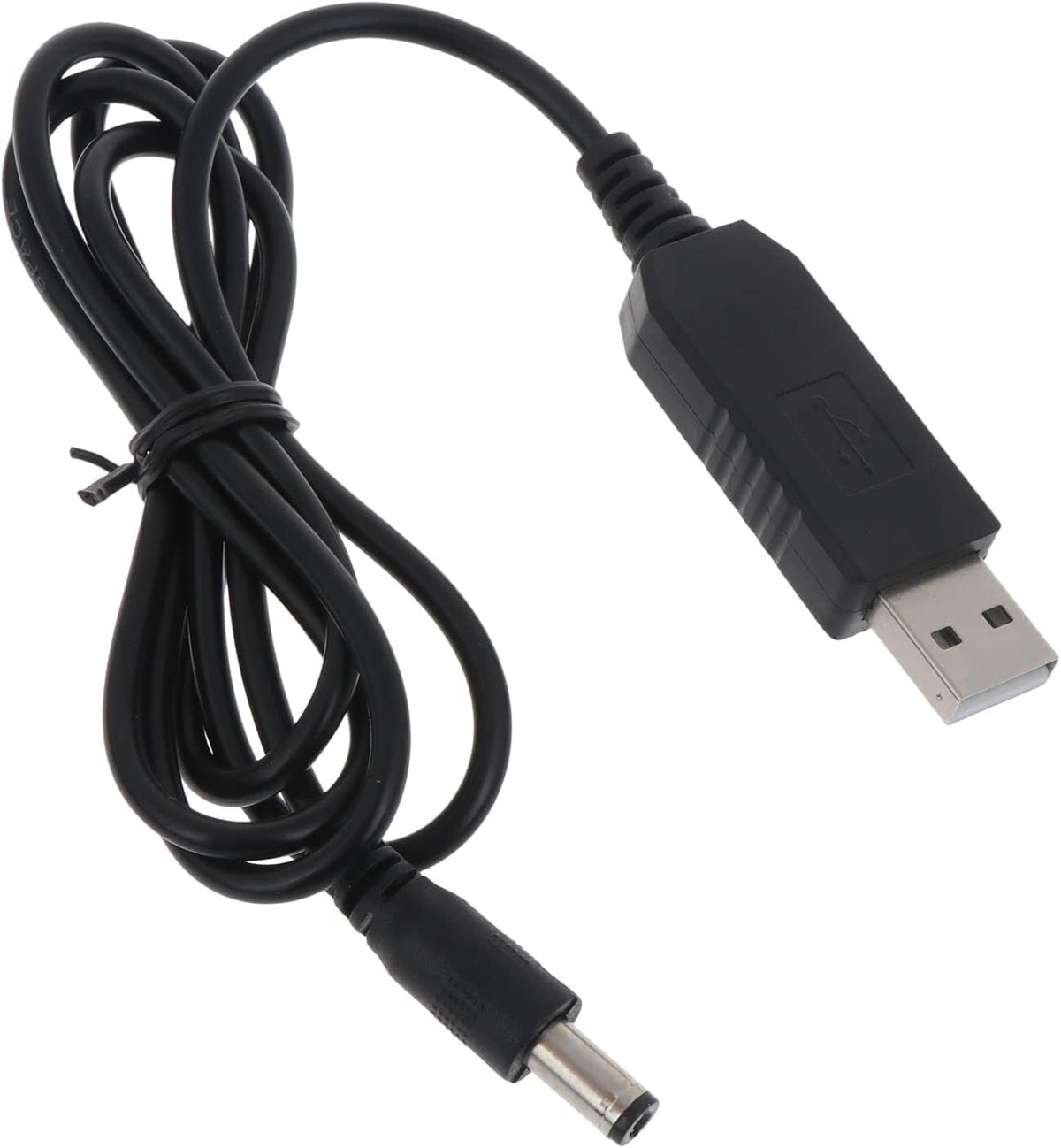 USB to DC Convert Cable 5V to 12V Voltage Step-Up Cable - Nomel Power Supply USB Cable with DC Jack 5.5 x 2.1mm, USB 5V to DC 12V Connect Cable