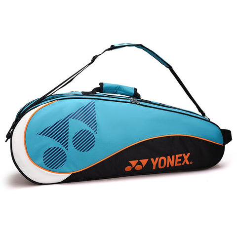 Badminton Racket Bag Tennis Racket Single Shoulder Badminton Bags 3 to 6 Racquet Backpack Big Capacity Waterproof Storage Bag Carry Case for Men Women