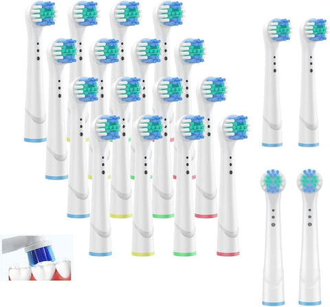 Replacement Brush Heads for Oral B 20 Pack, Toothbrush Replacement Heads Compatible with Oral-B Brush Heads 7000/Pro 9600/8000/5000/3000/1000 and More