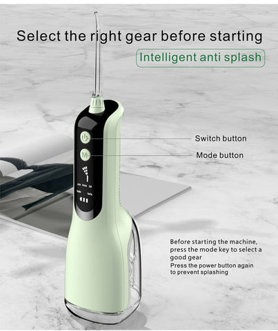 Flossing Machine Water Dental Flosser Teeth Pick-5 Modes Cordless Oral... – Housefibre