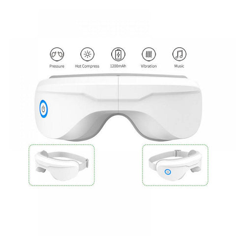 Eye Massager with Heat, Heated Eye Mask with Bluetooth Music, Face Massager, Eye Care Device, Smart Eye Mask for Eye Relief, Dry Eyes, Improve Sleep