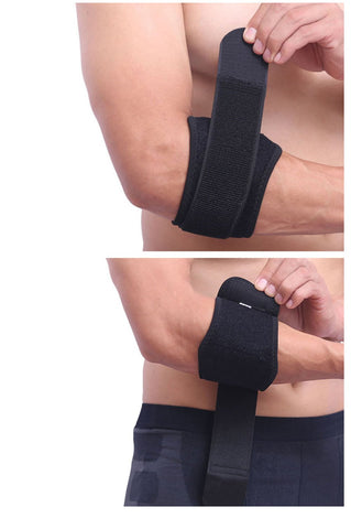 3D Air Cushion Elbow Brace for Tendonitis and Tennis Elbow Pain Relief, Golfers Elbow Support Strap Clasp with Compression Pad for Men & Women