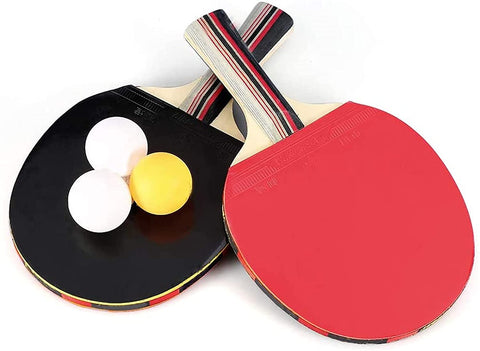 FitnessLab Table Tennis Table Kit Ping Pong Set Retractable Net Rack + 2  bats + 3 balls
