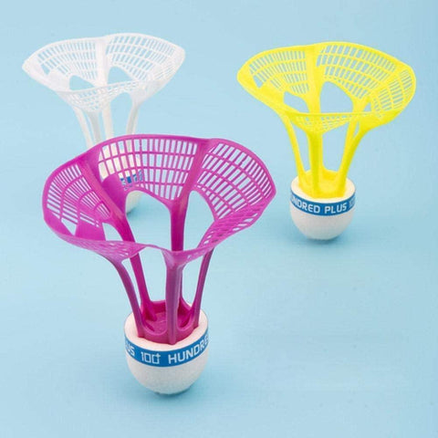 3Pcs Nylon Badminton,High Speed Windproof Badminton Birdies Balls,Great Durability and Stability,Practical Shuttlecocks for Indoor Outdoor Playing