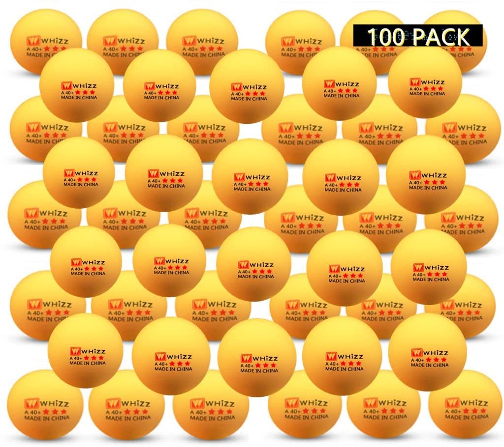 Ping Pong Balls,2.8g A40+mm ABS New Material 3 Star Jointless Professional Ping Pong Balls Orange 100 Pack Advanced Table Tennis Training Balls