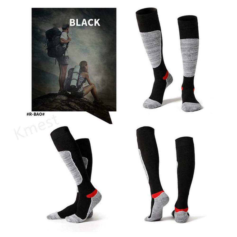 Winter Ski Socks Men Women Hiking Sport Snow compression Unisex Cotton Long Snowboard Sock Foot Moist Control Travel Running AU