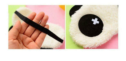 Cute Panda Sleeping Face Eye Mask Blindfold Shade Traveling Sleep Eye