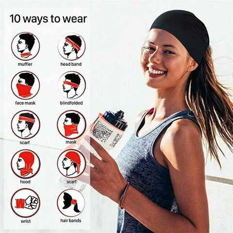 Neck Gaiter Scarf,Dust & Sun UV Protection Summer Face Cover,Lightweight Windproof Bandana Balaclava Headwear
