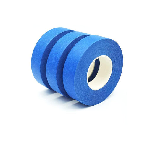 3 Pack Blue Painters Tape,35mm x 3M Each,Premium Crepe Paper Masking Tape Protects Surfaces for Painting,Crafts and DIY -No Residue and Removes Easily