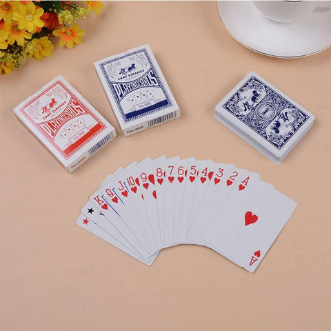 Standard Plastic Coated Playing Cards 52 Card Deck + 2 Jokers Play Loads of Games Poker, Black Jack Etc Hours of Fun, Casino Grade Playing Cards