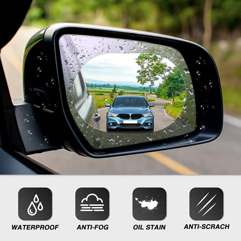  8PCS Car Rearview Mirror Film, Waterproof Rainproof Transparent  Protective Sticker, HD Protective, Universal Car Windows, Rearview Mirrors,  Trucks, SUVs, Safe Driving Sticker : Automotive