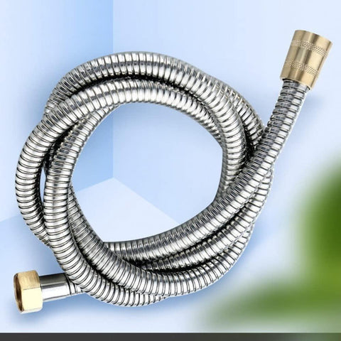 2M Universal Shower Hose, Anti-Kink Shower Hose, 304 Stainless Steel  Extra Long Hand Held Flexible Shower Hose Chrome with Brass Fitting