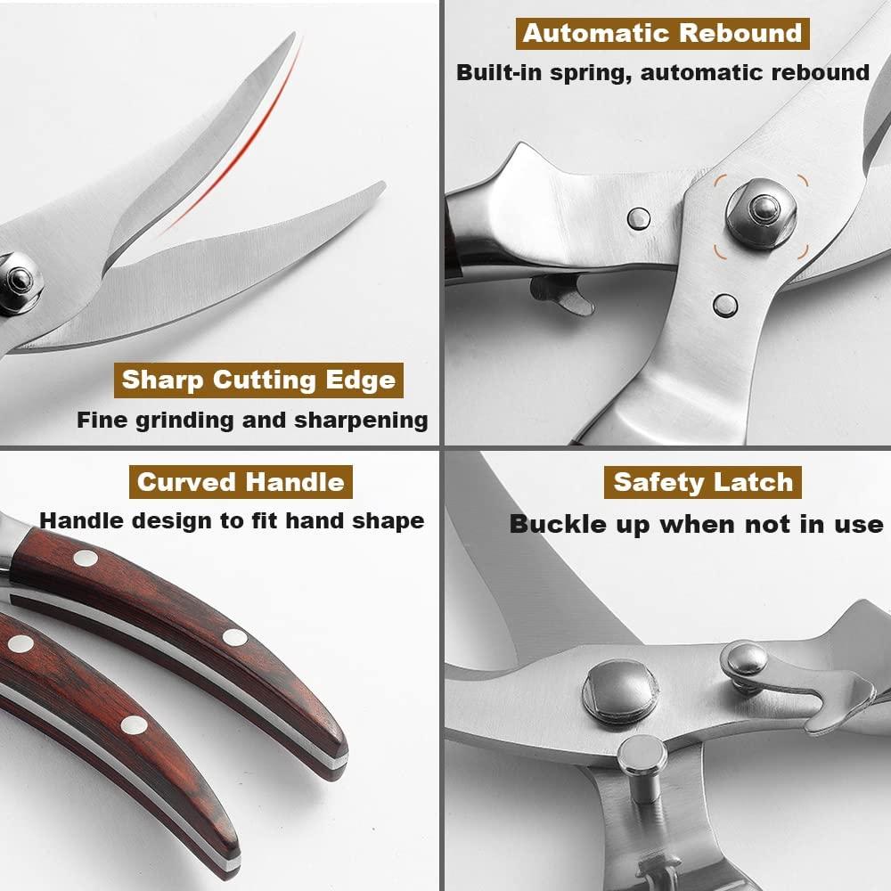 Craft Shears Scissor Bone Cutting Food Grade Stainless Steel