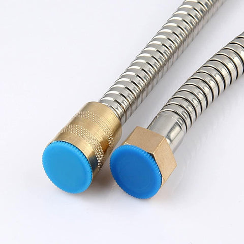 2M Universal Shower Hose, Anti-Kink Shower Hose, 304 Stainless Steel  Extra Long Hand Held Flexible Shower Hose Chrome with Brass Fitting