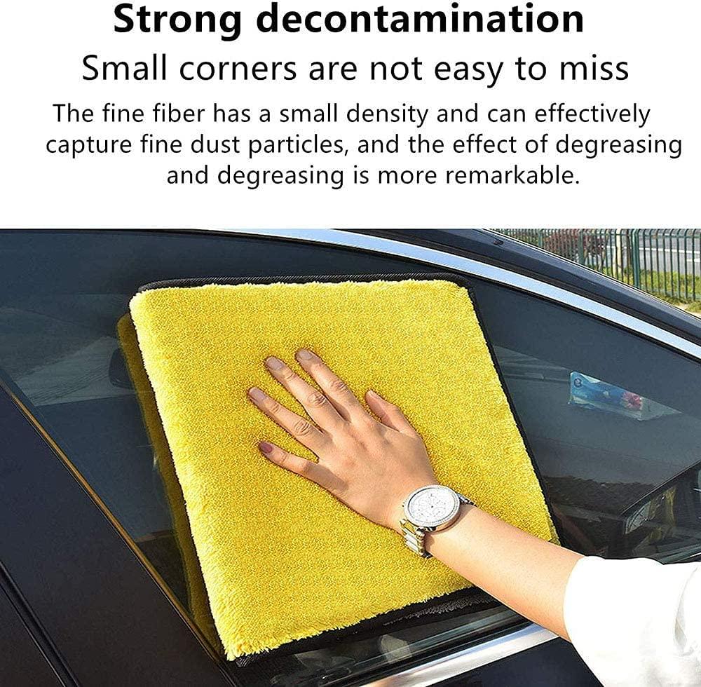 5pcs, Double-Layer Microfiber Car Cleaning Towels - Soft, Thick, And  Absorbent - Perfect For Drying And Washing Your Car