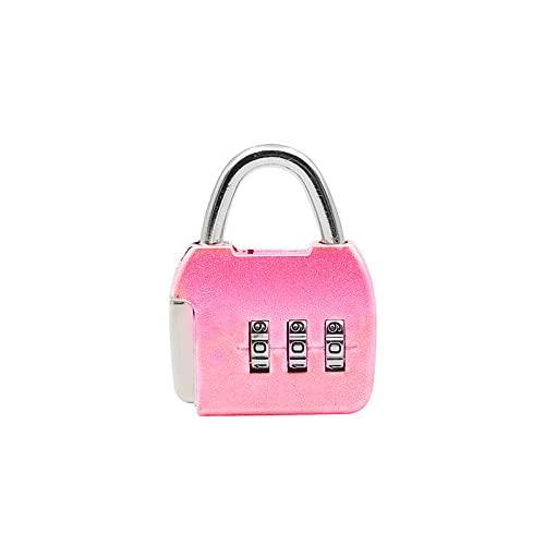 3 Digit Combination Padlock,4mm Shackle Dial ,Resettable Lock Zinc Alloy Security Padlock Weatherproof Combination Lock