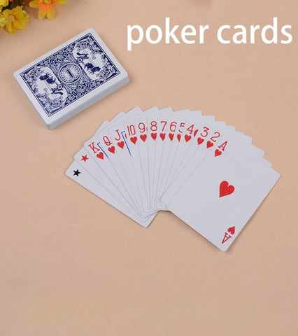 Standard Plastic Coated Playing Cards 52 Card Deck + 2 Jokers Play Loads of Games Poker, Black Jack Etc Hours of Fun, Casino Grade Playing Cards