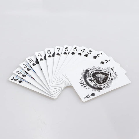 Standard Plastic Coated Playing Cards 52 Card Deck + 2 Jokers Play Loads of Games Poker, Black Jack Etc Hours of Fun, Casino Grade Playing Cards