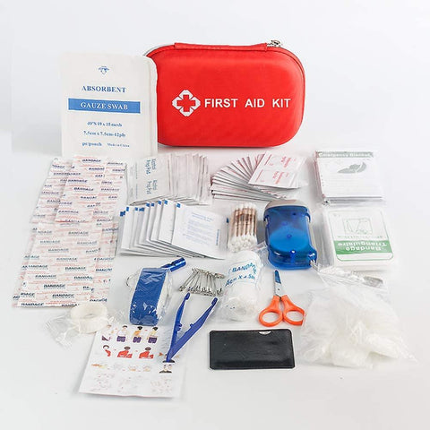 First Aid Kit -190 Pieces of First Aid Supplies,Home Portable Medical Survival Kit,Compatible Outdoor Gear Emergency Kits Trauma Bag for Camping Home