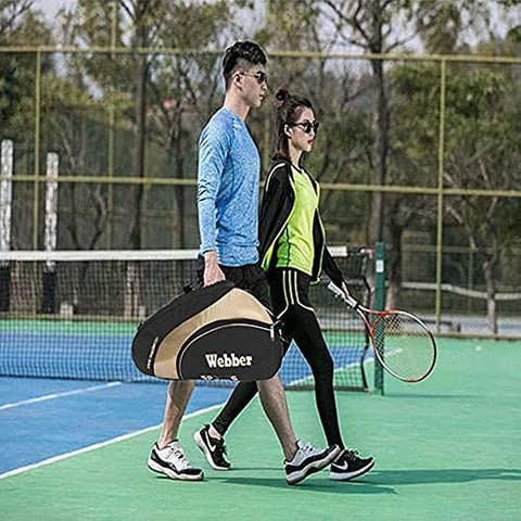 3-12 Rackets Badminton Tennis Racket Bag Portable Single Double Shoulder Backpack Waterproof Outdoor Luggage Carrying