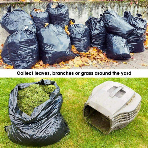 34 Gallons 50 Count Everyday Use Black Bin Bags 120L Extra Large Plastic Rubbish Bags