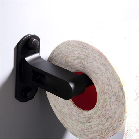 Bathroom Fixtures,Wall Mount Bathroom Toilet Matte Black Space Aluminum Hardware Accessory,Toilet Paper Holder,Towel Ring