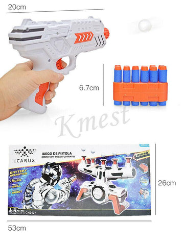 Air Shot Electric Floating Ball Target Space Party Game Dart Toy Gun Shooting