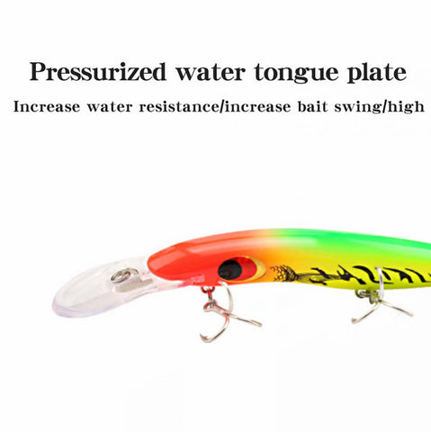 Fishing Lures Hard Baits,3D Eyes Minnow Crankbait,Swimbait Fishing Tackle Lure Wobbler with Treble Hooks for Freshwater/Saltwater/Topwater,Trout,Bass