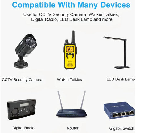 6V 500mA Power Supply Adapter, Universal AC to DC Adapter, DC Plug Adapters AC Charger 100-240V for Household Electronics like Led Strip Light,500mA Max